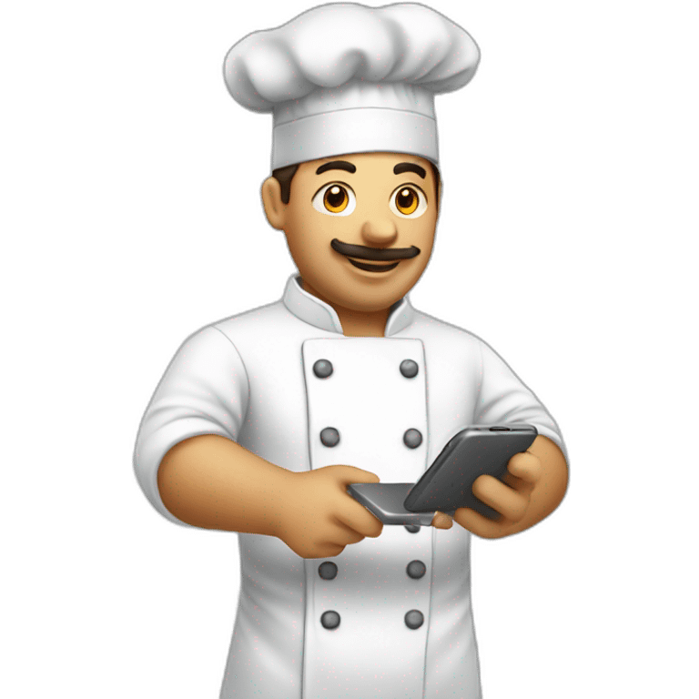 chef cooking smartphone emoji