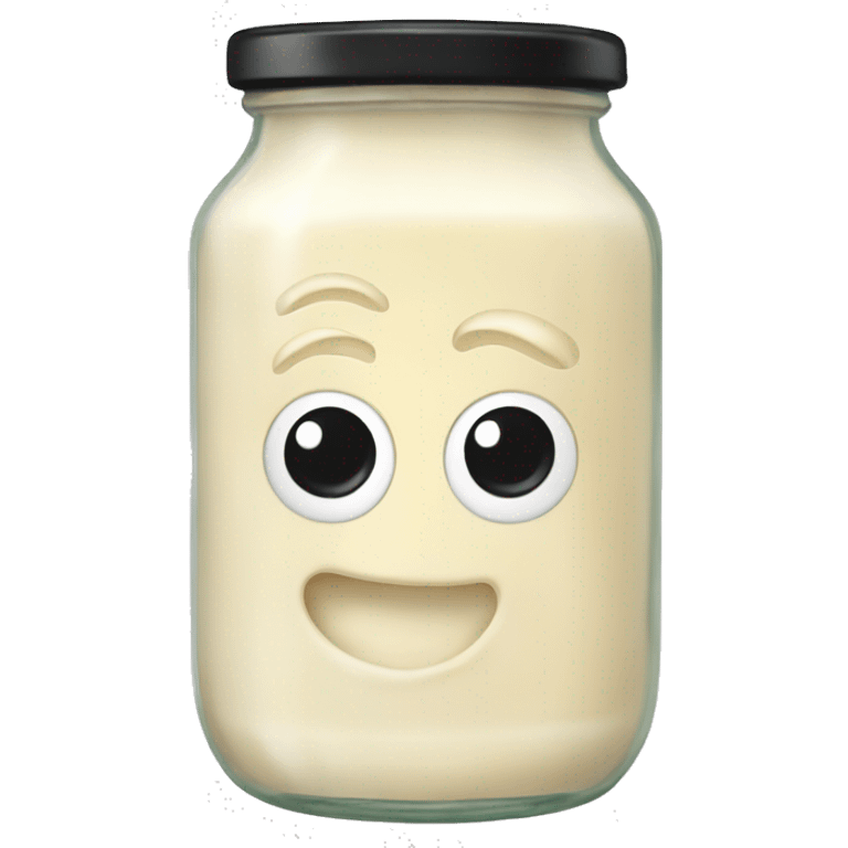 Alfredo sauce in jar emoji