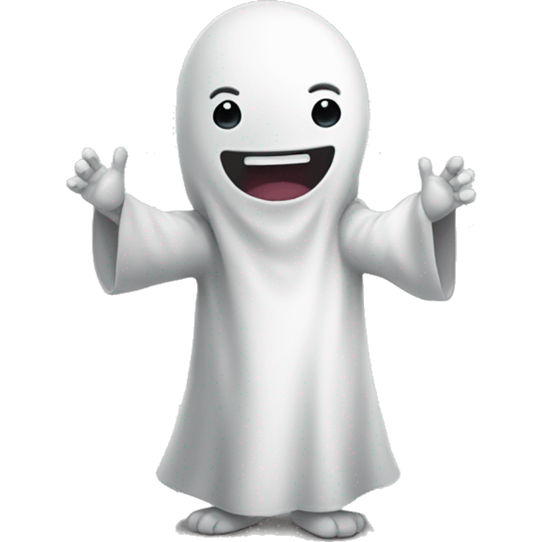 cute happy pocong emoji