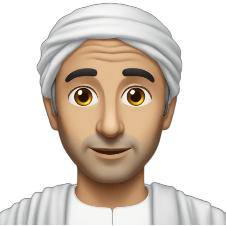 Eric Zemmour with djellaba emoji