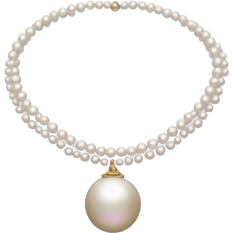 pearl necklace emoji