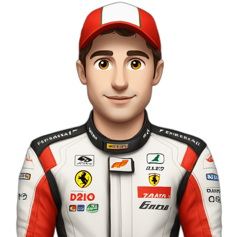 Charles Leclerc Ferrari team pilot emoji