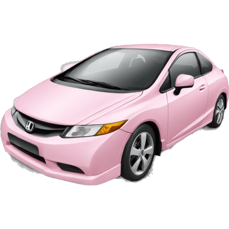 light pink honda civic emoji