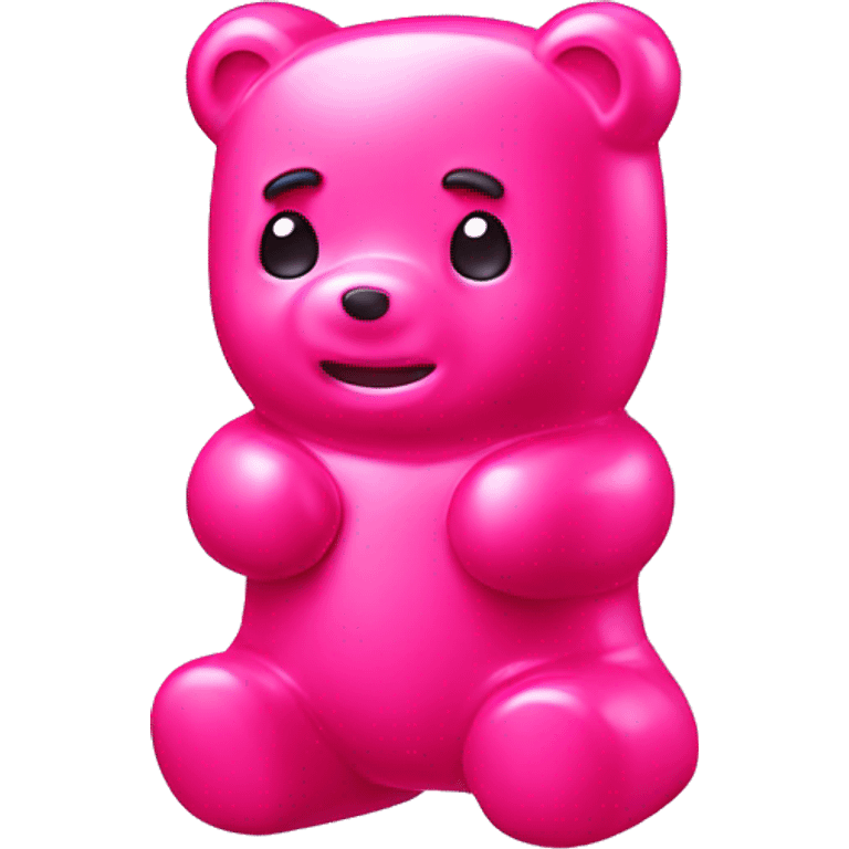 fake gummy bear pink  emoji