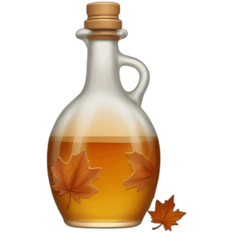 Maple syrup emoji