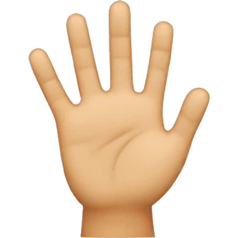 waving hand emoji