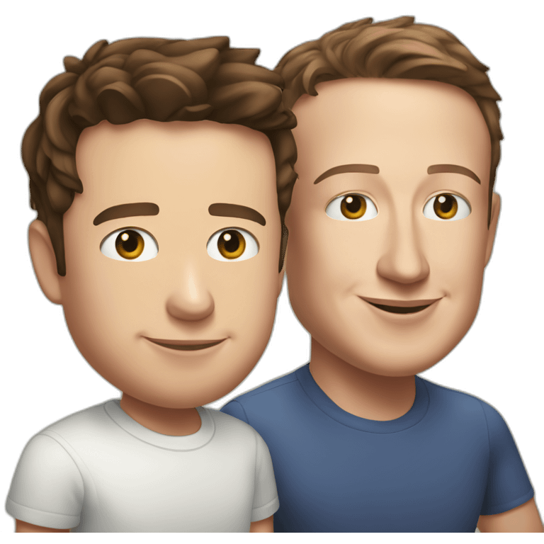 Elon musk and mark zuckerberg emoji