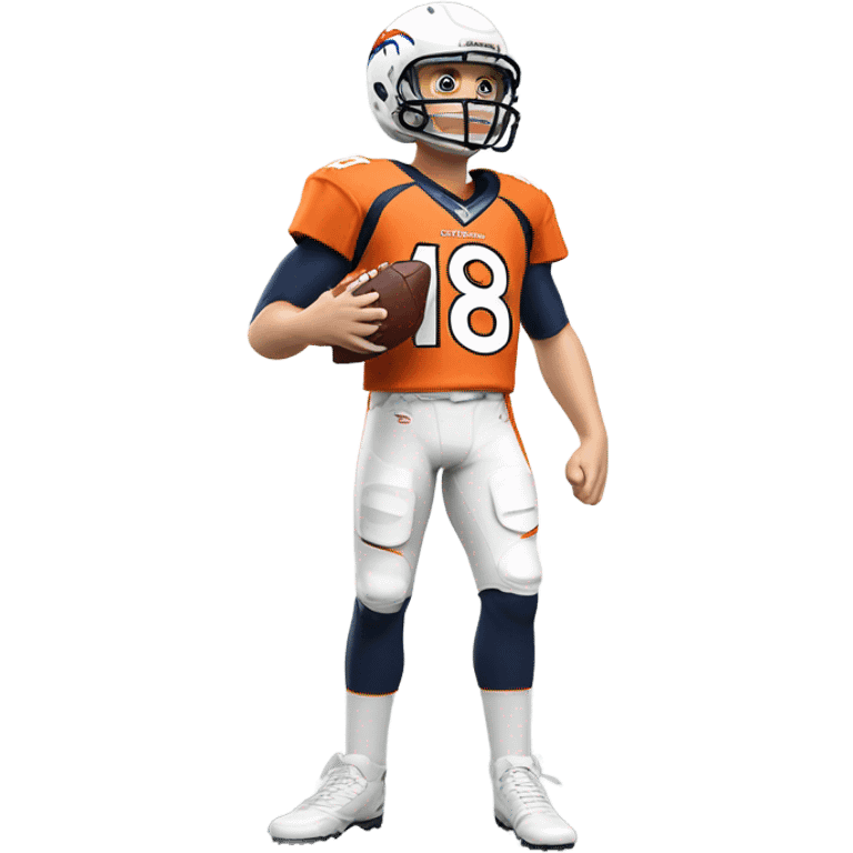 Bo Nix on the Denver Broncos emoji