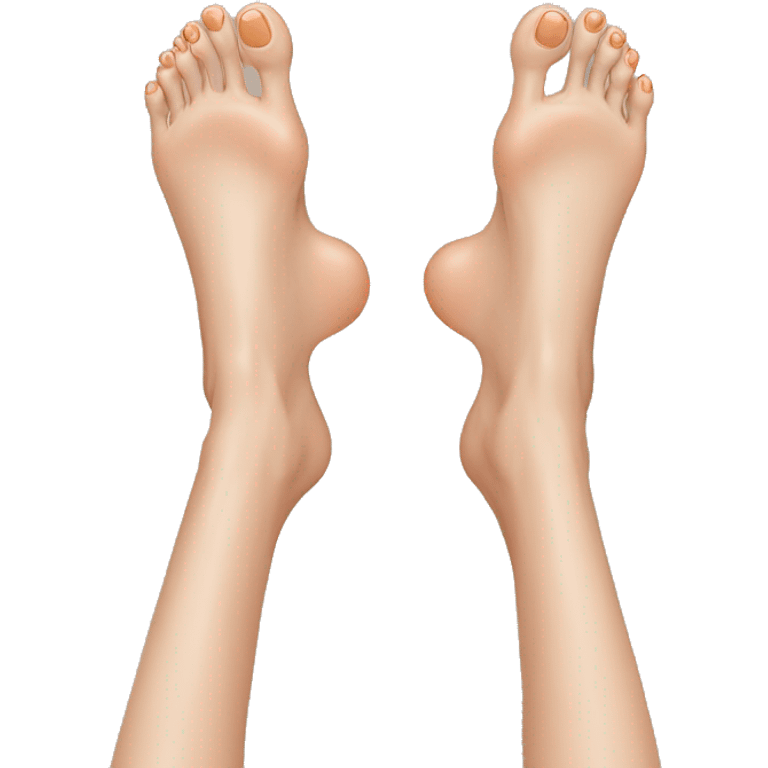 Feet and feet and toes  emoji