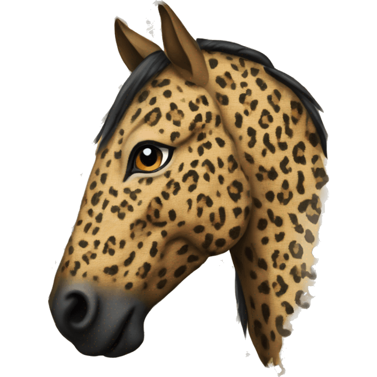 leopard horse print emoji