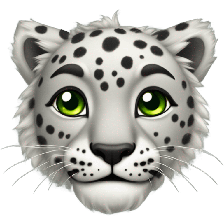 Snow leopard emoji