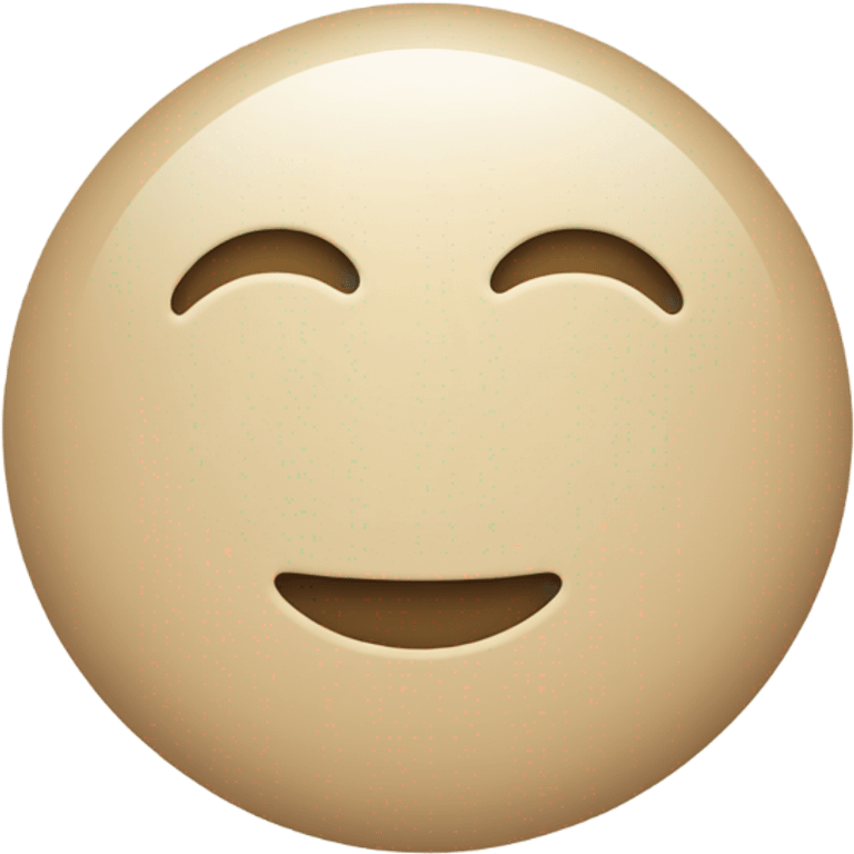 Beige button to the right emoji