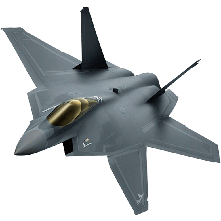 F22 avec une traînée d’air emoji