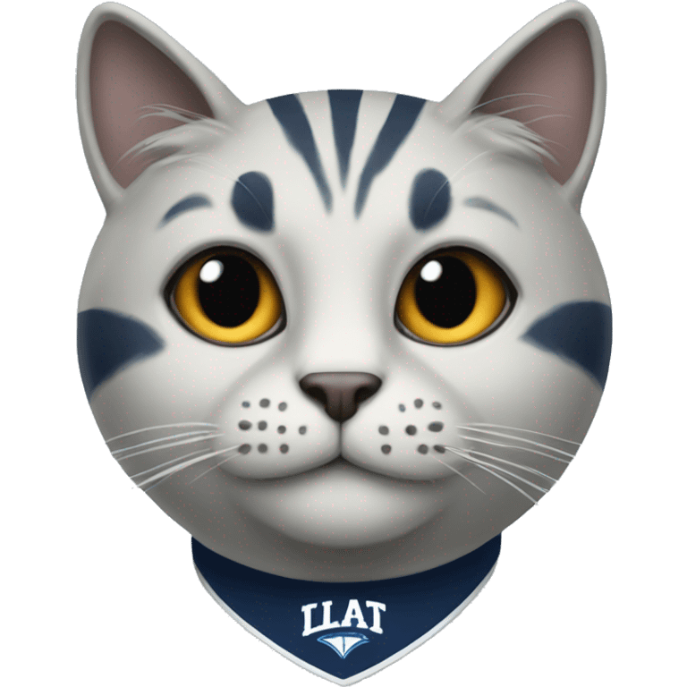 the Villanova cat mascot  emoji