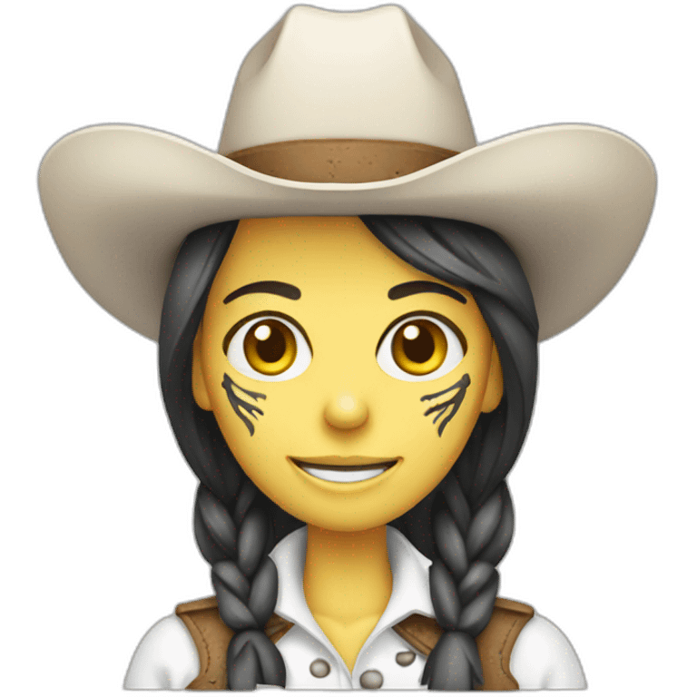 cowgirl chef skeleton emoji