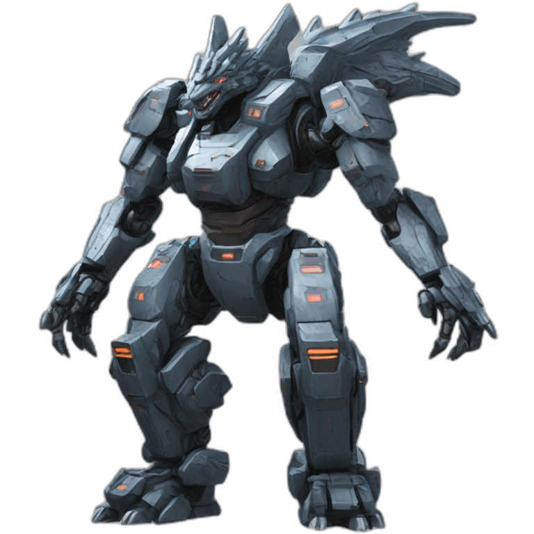 Mecha Godzilla gaming emoji