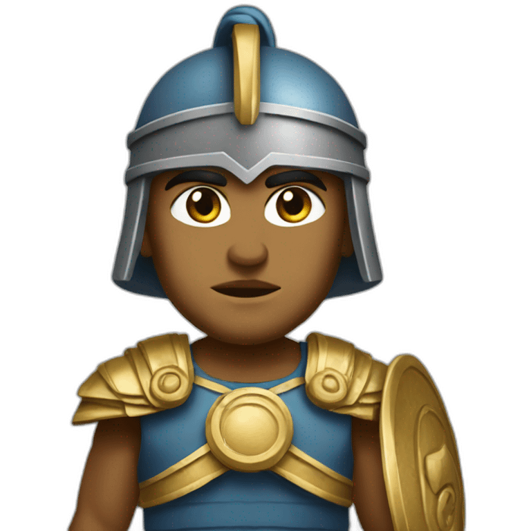 Greek warrior emoji