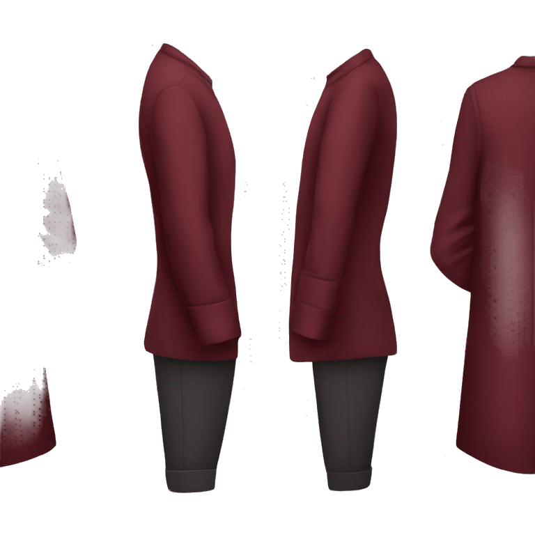 Wine red clothes  emoji