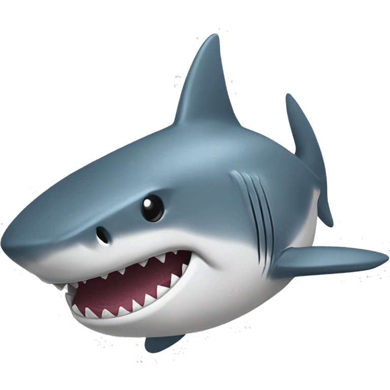 Shark with a t-shirt 22 emoji