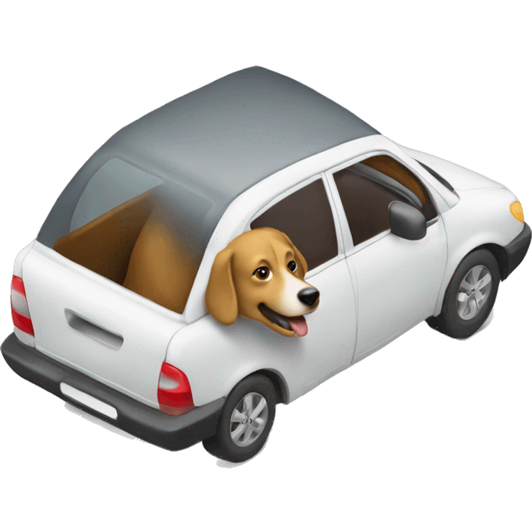 Dog eat car emoji