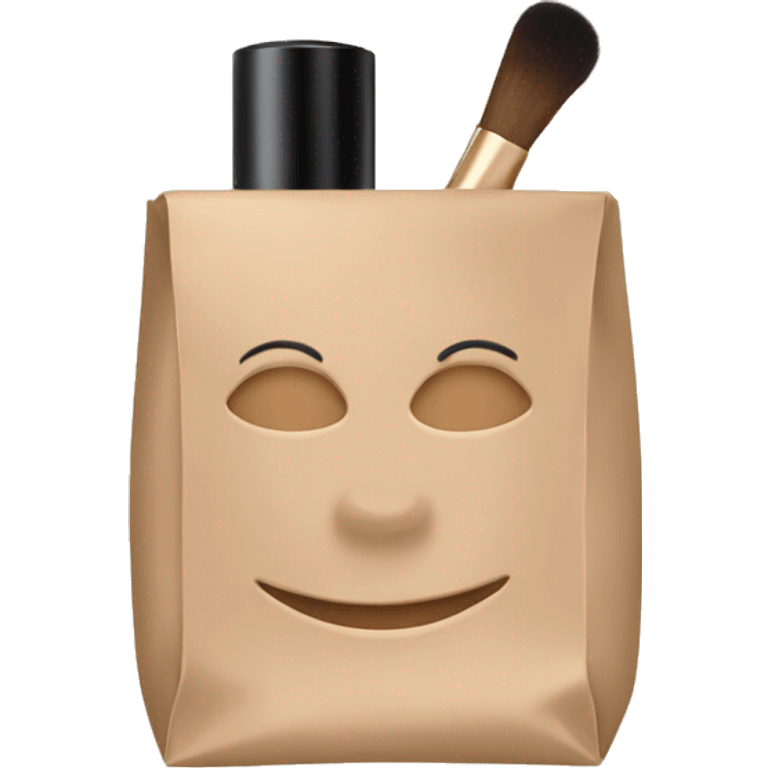 Make up beige package  emoji