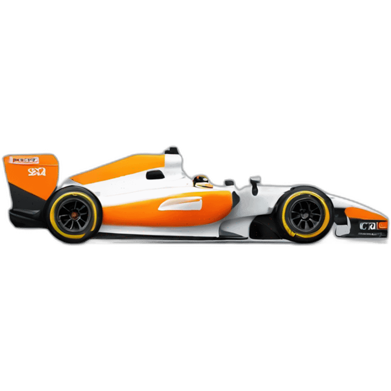 mclaren formula 1 car emoji