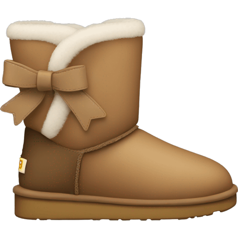 Bailey bow uggs emoji