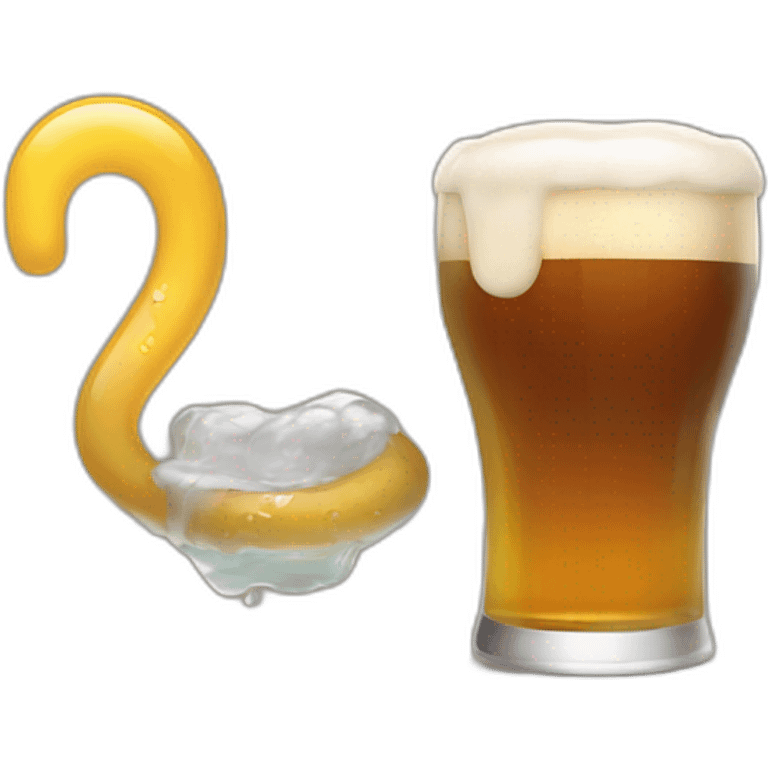 Le logo discord qui boit une bière emoji