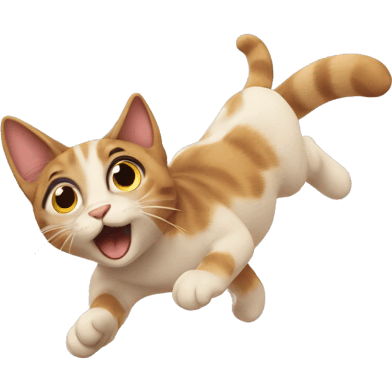 Cat flying emoji