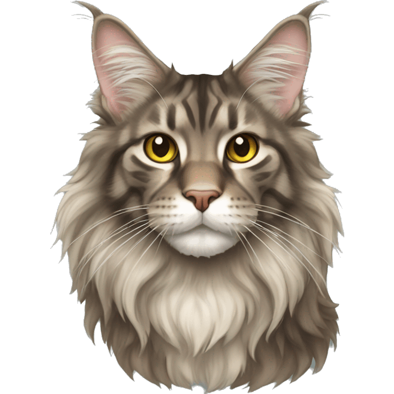 Maine Coon Cat Breed Full Body emoji