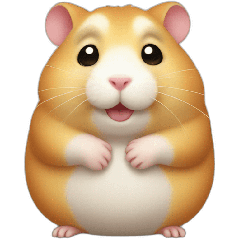 Fatty round hamster emoji