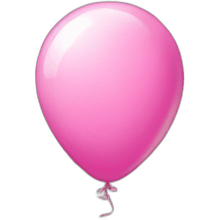 Pink ballon paper sticker  emoji