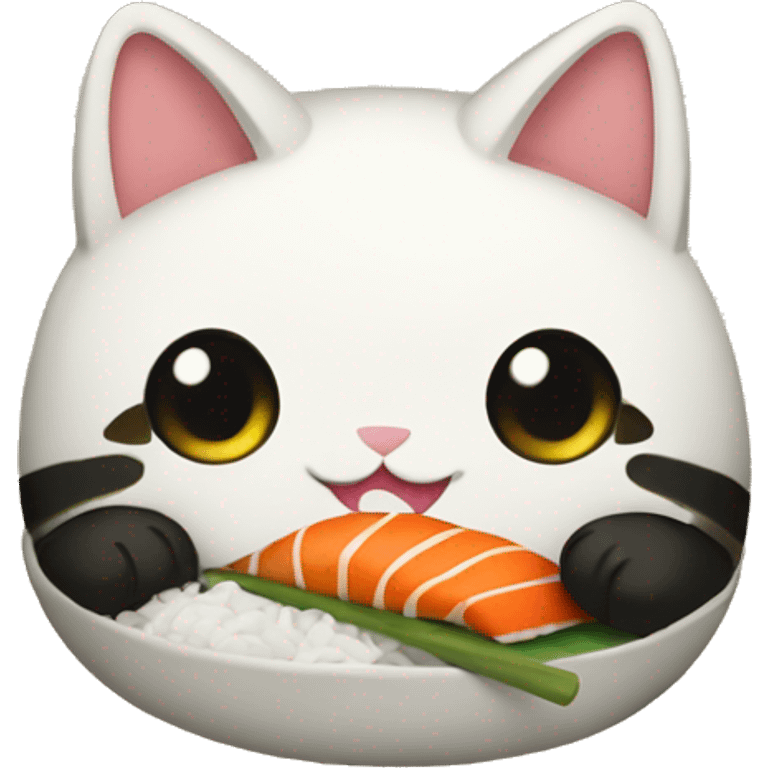 Sushi cat emoji