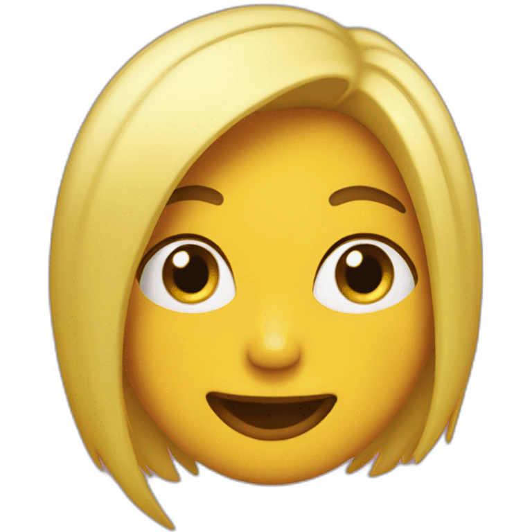 Chica riendo emoji