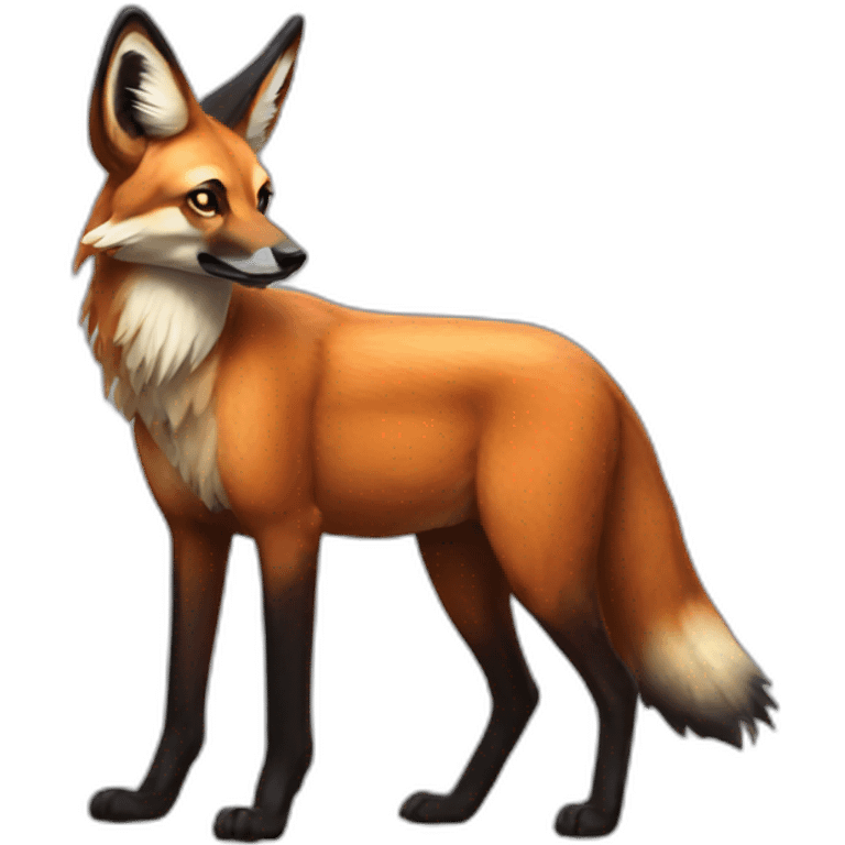 maned wolf emoji