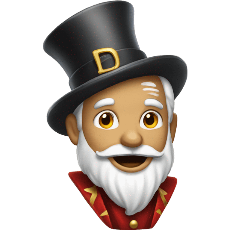 Santa claus magician emoji