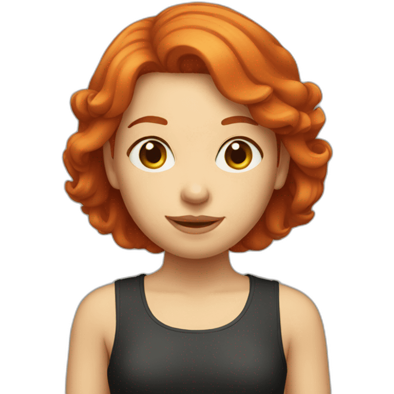 red-haired girl emoji