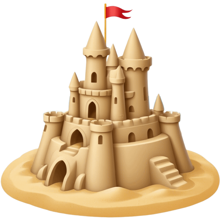 sand castle  emoji