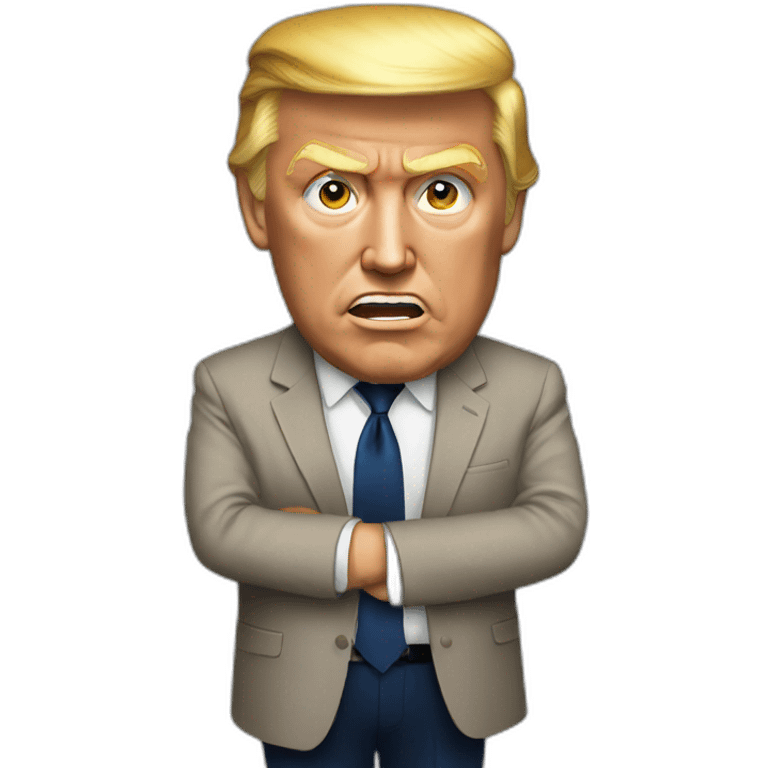 triggered trump emoji