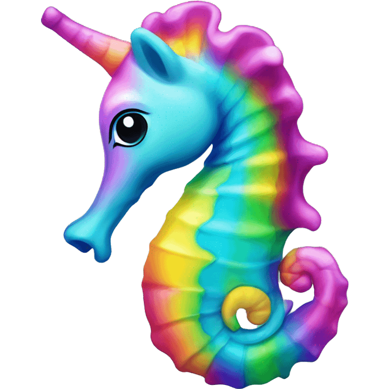 Lisa frank seahorse emoji