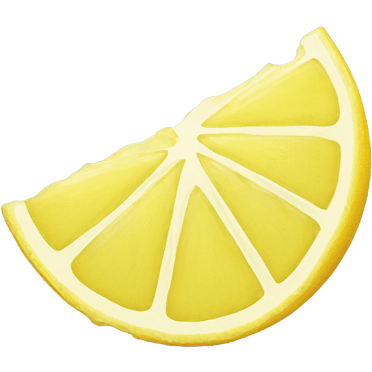 A lemon slice with jagged edges to symbolize sharpness or bitterness. emoji