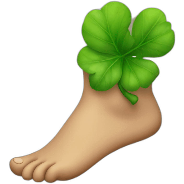 Foot luck emoji