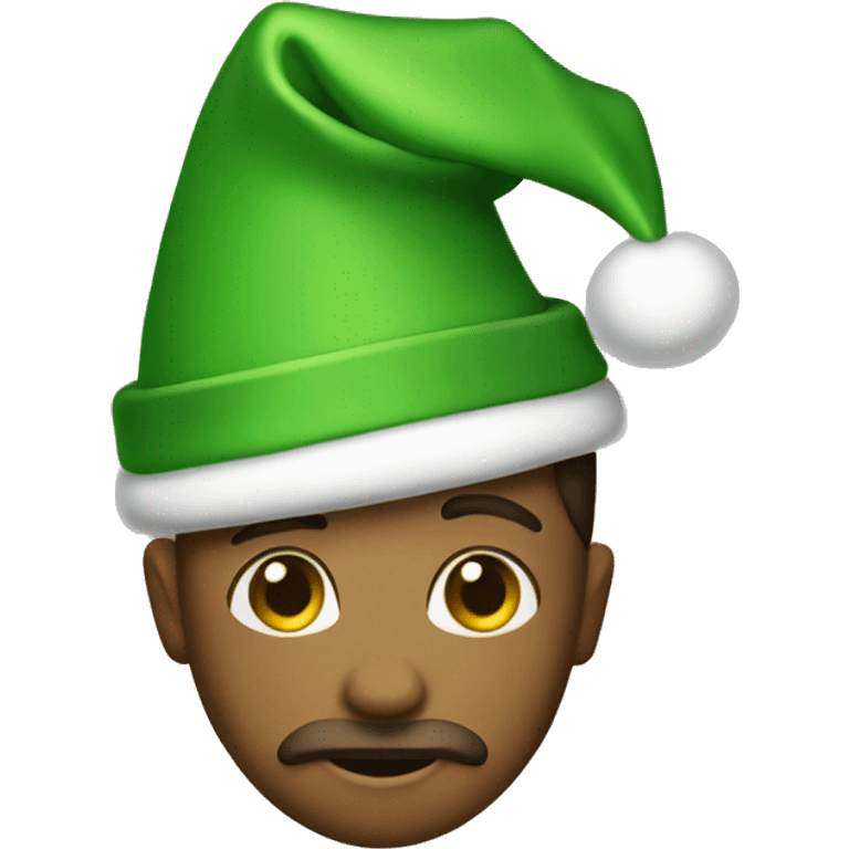 Green santas Little helper emoji