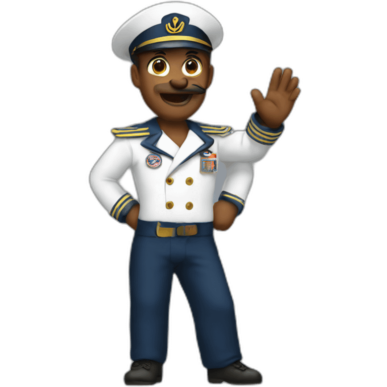 sailor saying no emoji