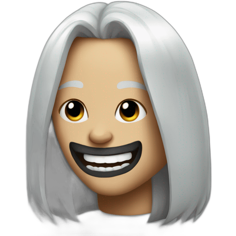 Death metal singer emoji