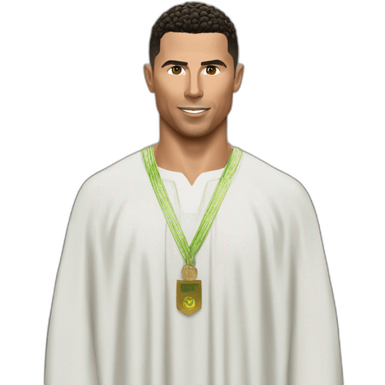 Ronaldo warning Saudi clothes emoji