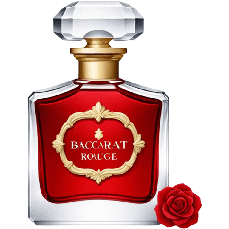 Baccarat rouge perfume bottle emoji