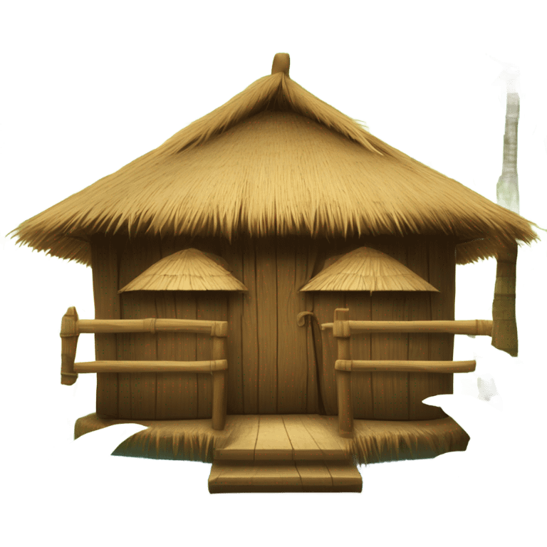 Tiki hut emoji