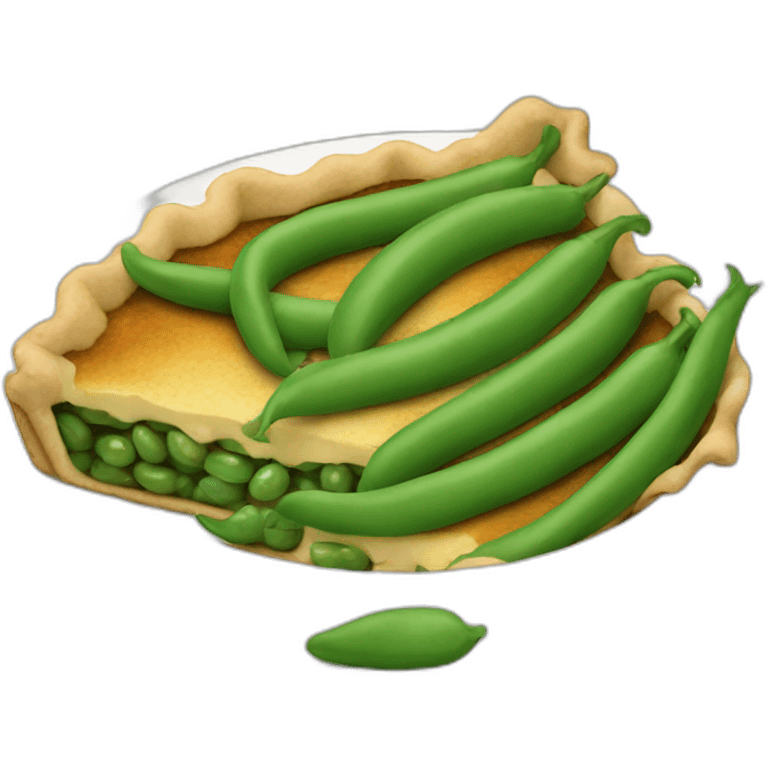 green bean pie emoji