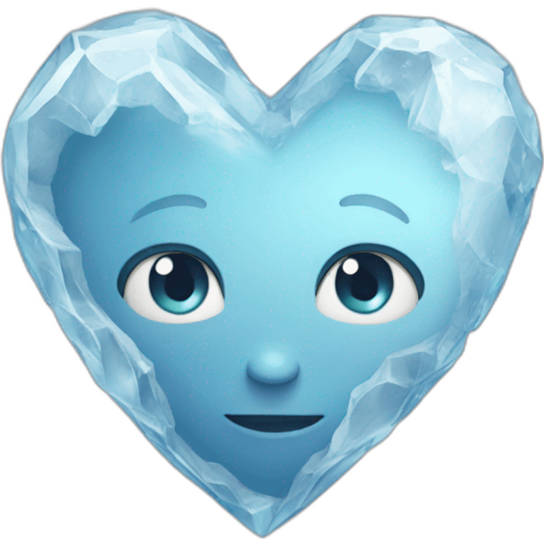 Heart of ice emoji